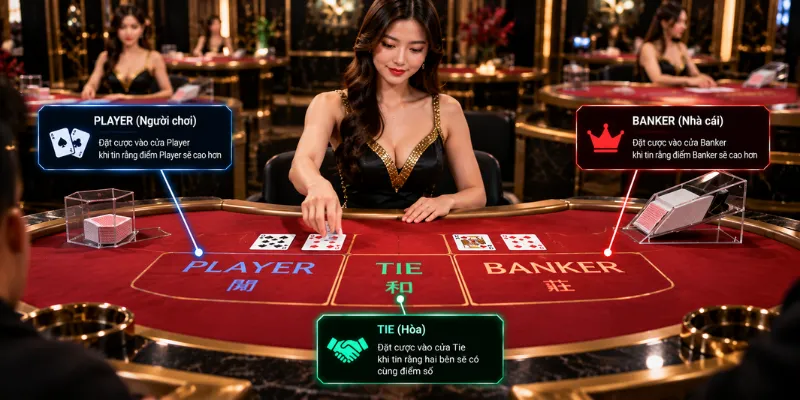 Tìm hiểu bàn Baccarat dành cho người mới