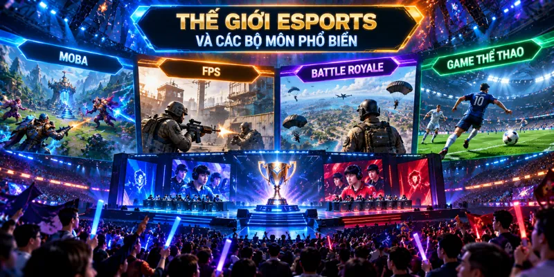 Tìm hiểu cấu trúc một sự kiện Esports chuyên nghiệp