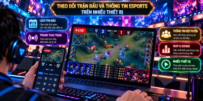 Cá Cược Esports Là Gì? Các Bộ Môn Thể Thao Điện Tử Phổ Biến 4 Cách đọc thông tin một trận Esports trên thiết bị di động