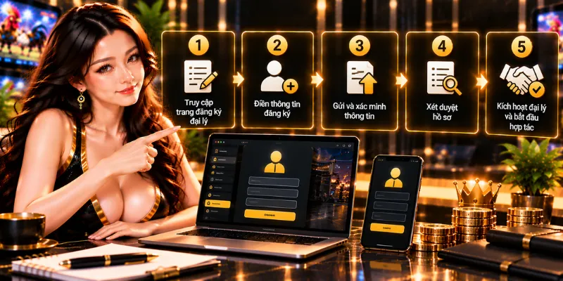 Đăng Ký Đại Lý WE88 – Hướng Dẫn Tham Gia Chi Tiết 2026 4 Hướng dẫn đăng ký đại lý WE88 từng bước