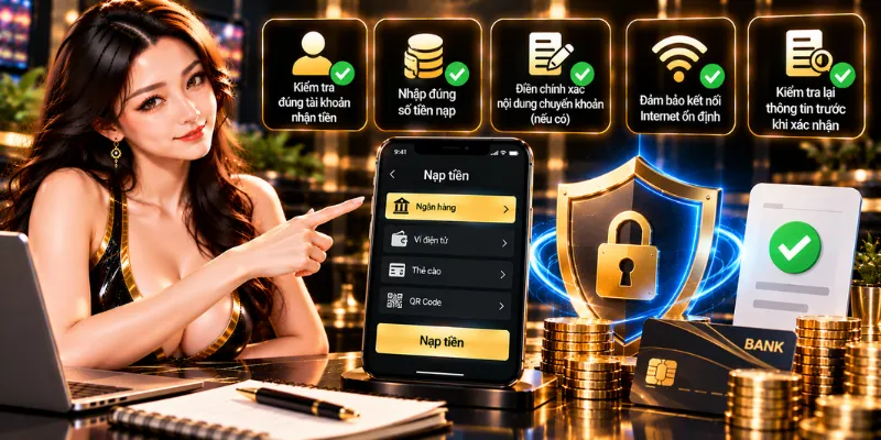 Những lưu ý giúp hạn chế sai sót khi nạp tiền WE88