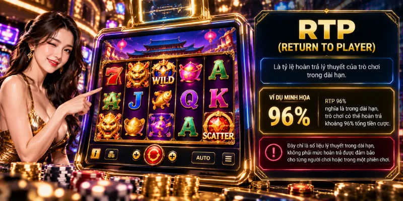 Tìm hiểu ý nghĩa chỉ số RTP trong Slot Game