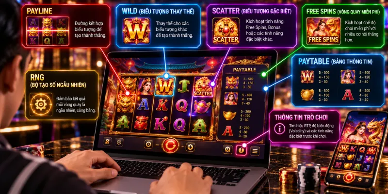 Slot Game Là Gì? Cấu Trúc Và Cách Hoạt Động Của Trò Chơi Slot 4 Các thành phần cần kiểm tra khi tìm hiểu một Slot Game