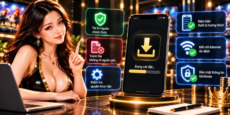 Tải App WE88 – Hướng Dẫn Cài Đặt Android, iOS 2026 3 Những lưu ý quan trọng khi cài đặt App WE88