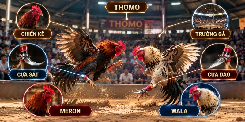 Các Thuật Ngữ Đá Gà Thomo Phổ Biến Người Mới Nên Biết 3 Các thuật ngữ đá gà Thomo người mới thường gặp