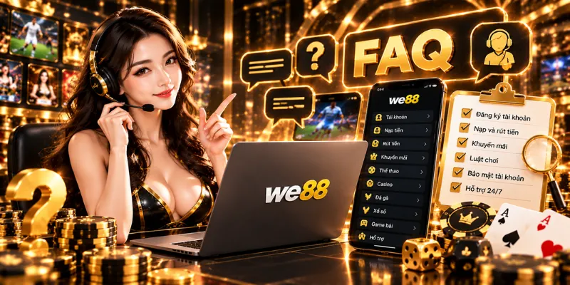 Giải đáp thắc mắc khi cá cược cùng WE88