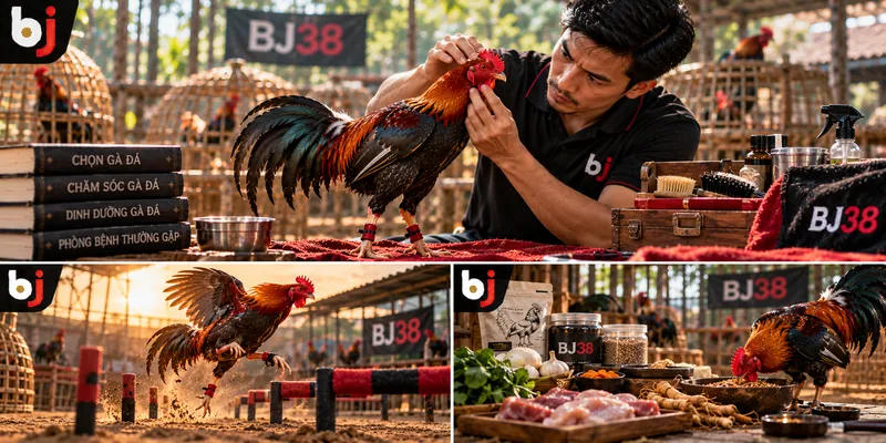 Vận động và phục hồi cho gà đá BJ38